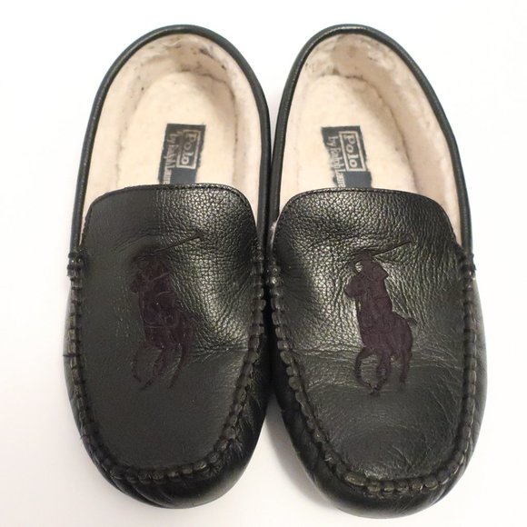 Polo Ralph Lauren Paulson Leather Slippers - Picture 3 of 14